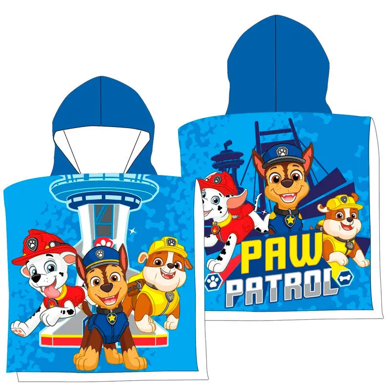 Poncho aus Baumwolle Educa Borras Paw Patrol