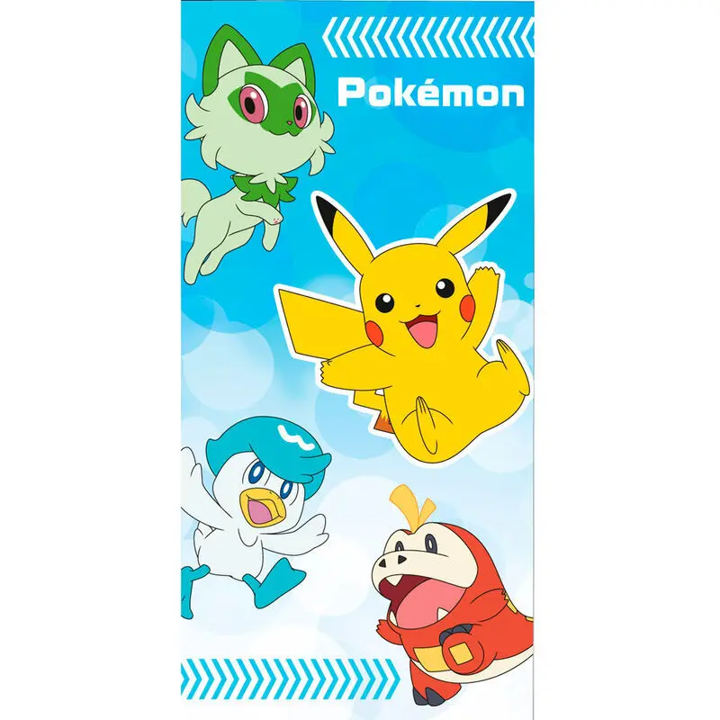 Microfiber beach towel Educa Borras Pokémon