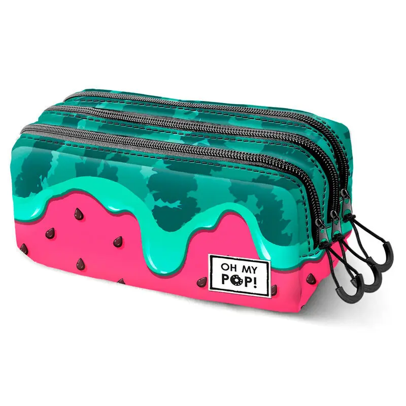 Trousse triple enfant Educa Borras Oh My Pop! Melty Melon