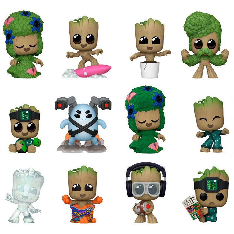 0889698706568 - I Am Groot Funko Mystery Mini Blind Funko Mystery Minis multicolor