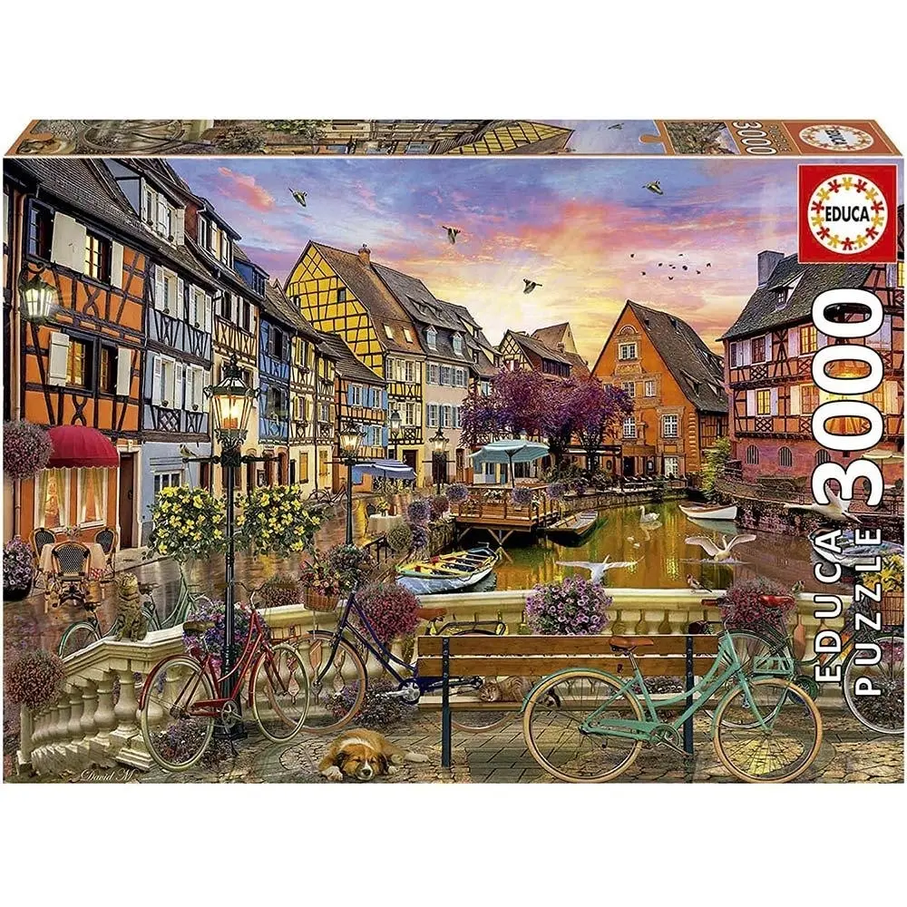 3000 Teile Puzzle Educa Colmar-Francia