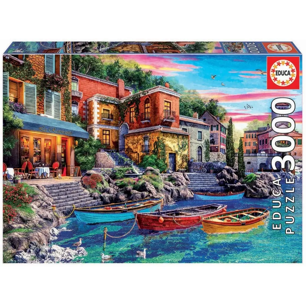 3000 Teile Puzzle Educa Puesta Sol Como