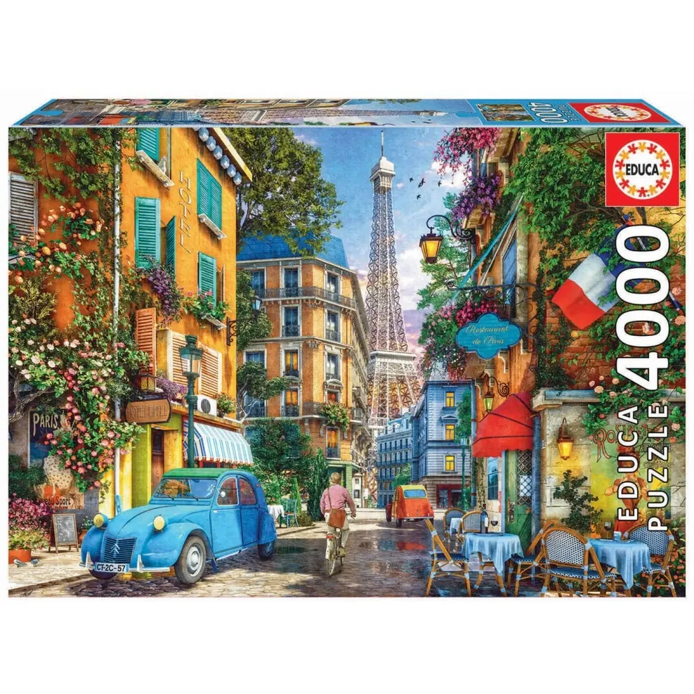 Puzzle mit 4000 Teilen Educa Calles Paris