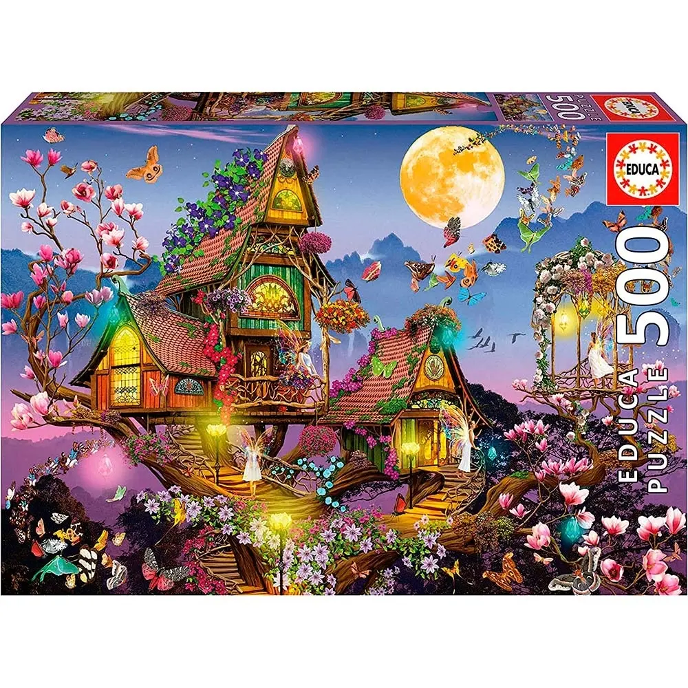 Puzzle mit 500 Teilen das Haus der Faires Educa