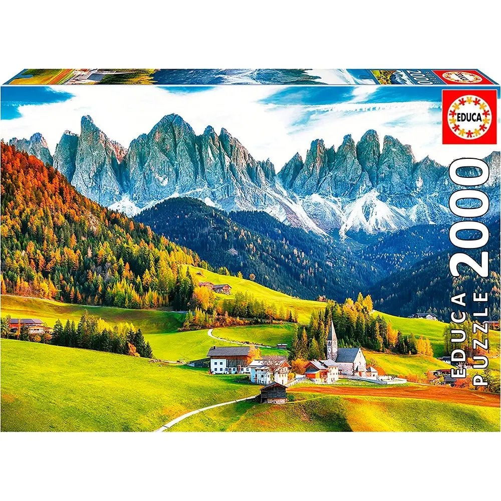 2000 Teile Herbst á las dolomitas puzzle Educa