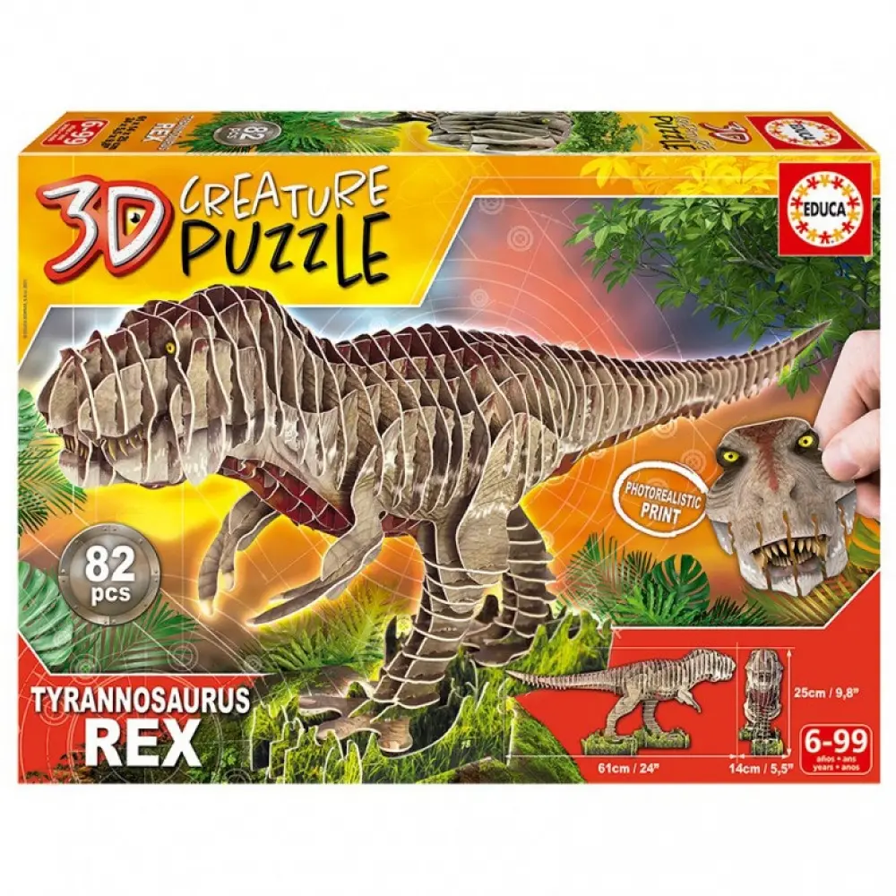 Puzzle 3D Educa T-Rex