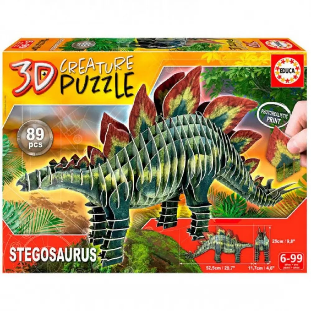 Puzzle 3D Educa Stegosaurus