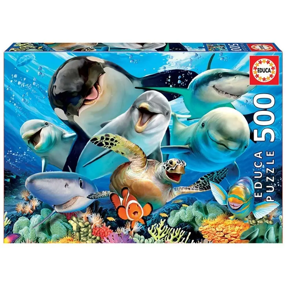 Puzzle mit 500 Teilen Educa Selfie Bajo Agua