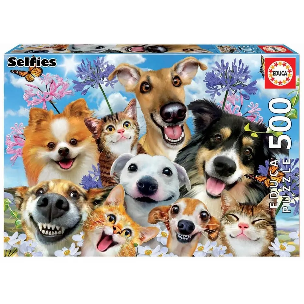 Puzzle mit 500 Teilen Educa Selfie Fun Sun
