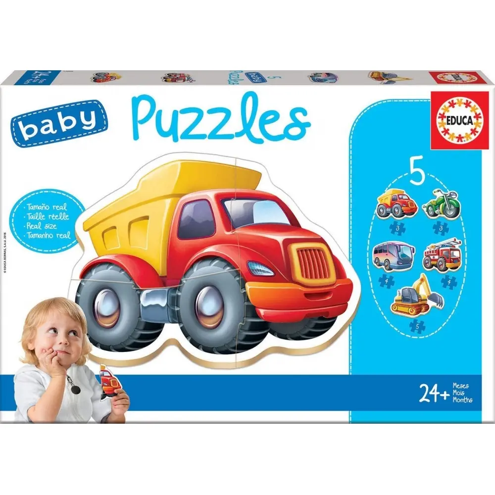 Puzzle Fahrzeuge Educa