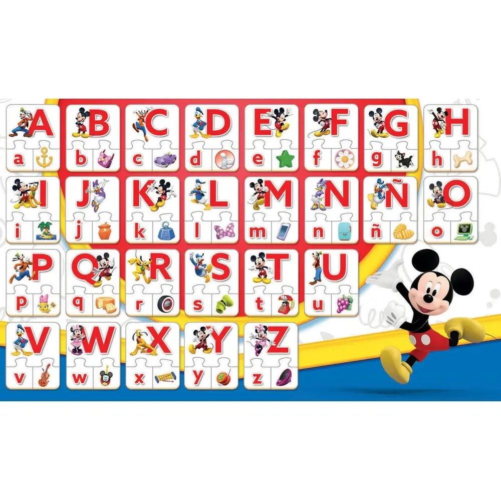 Puzzle Alphabet lernen Educa Mickey&Friends