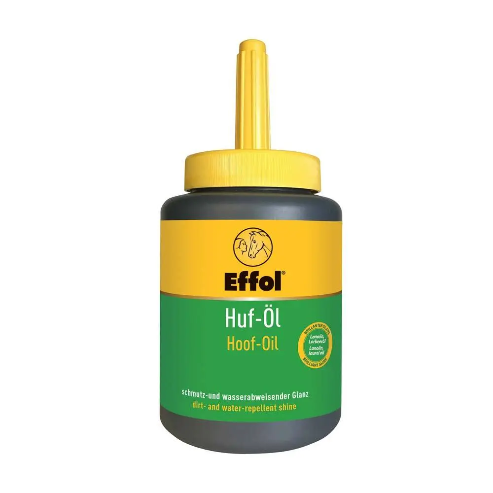 Huile pour sabot de cheval avec brosse Effol