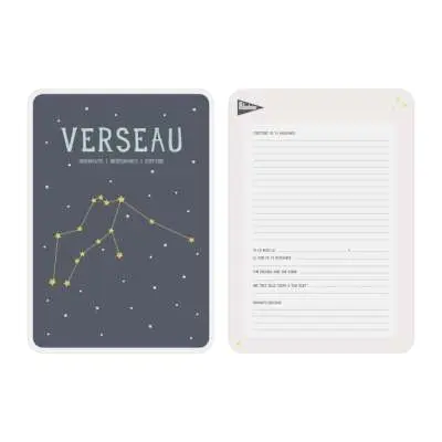 Poster zodiac Verseau EFK France