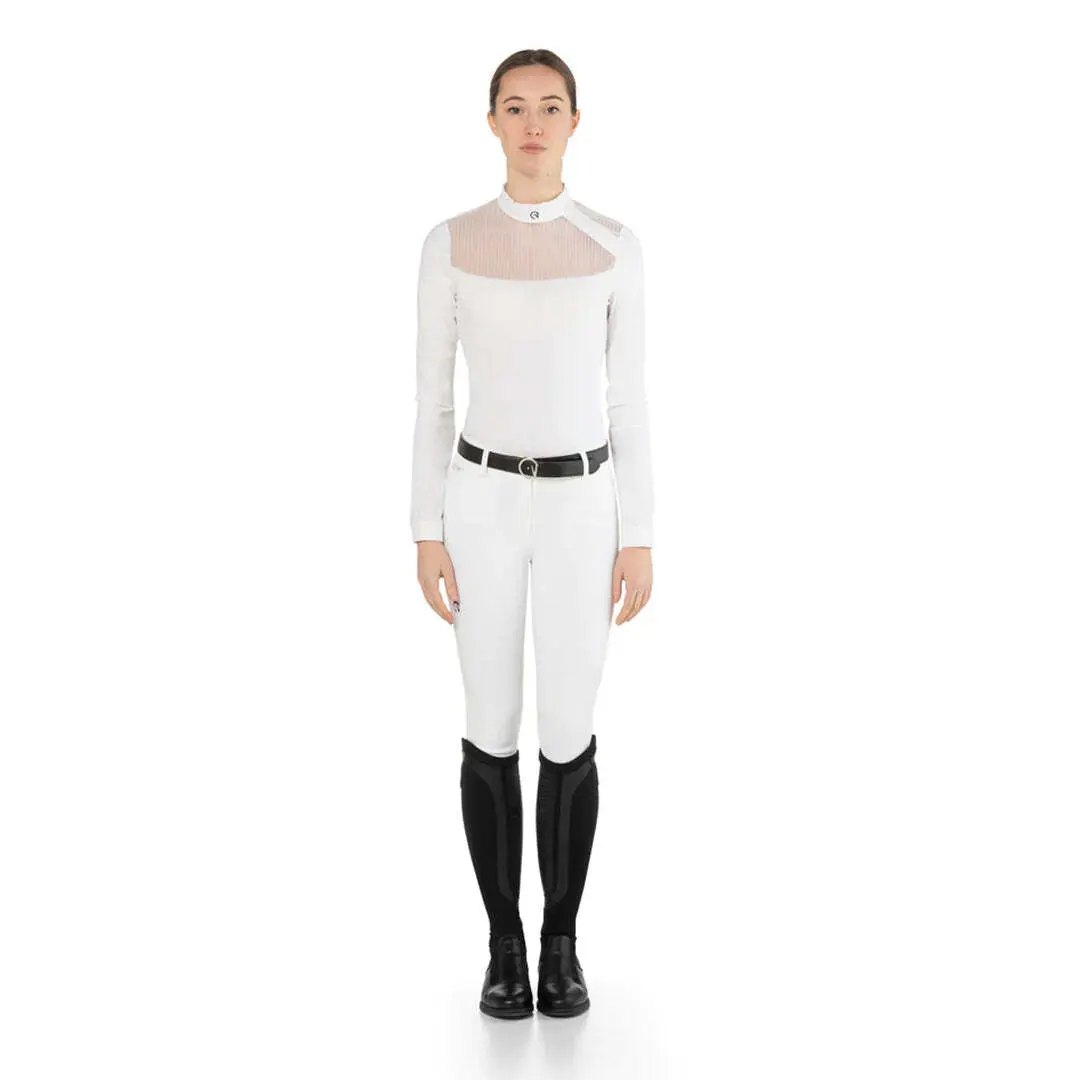 Comparer les prix de Polo de concours équitation manches longues femme Ego 7 Nina