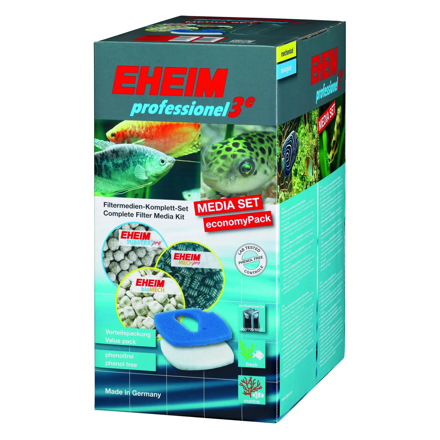 Eheim Noir Non-Woven Filter Media Set Professionel 3