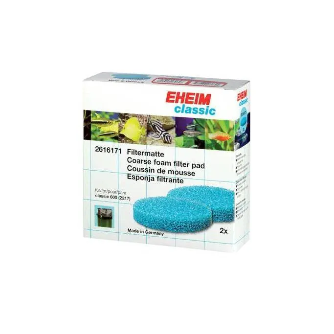 Eheim Bleu Filter Foams Classic 600 (X2)
