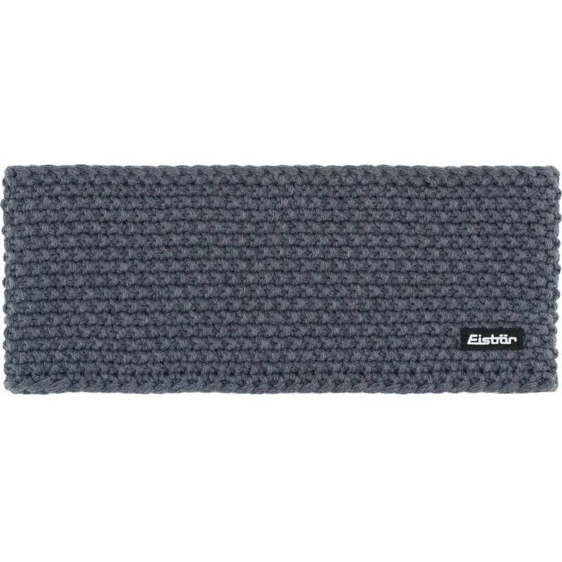 9008132633838 - Eisbär® Stirnband Wollanteil Label für Damen grau OneSize