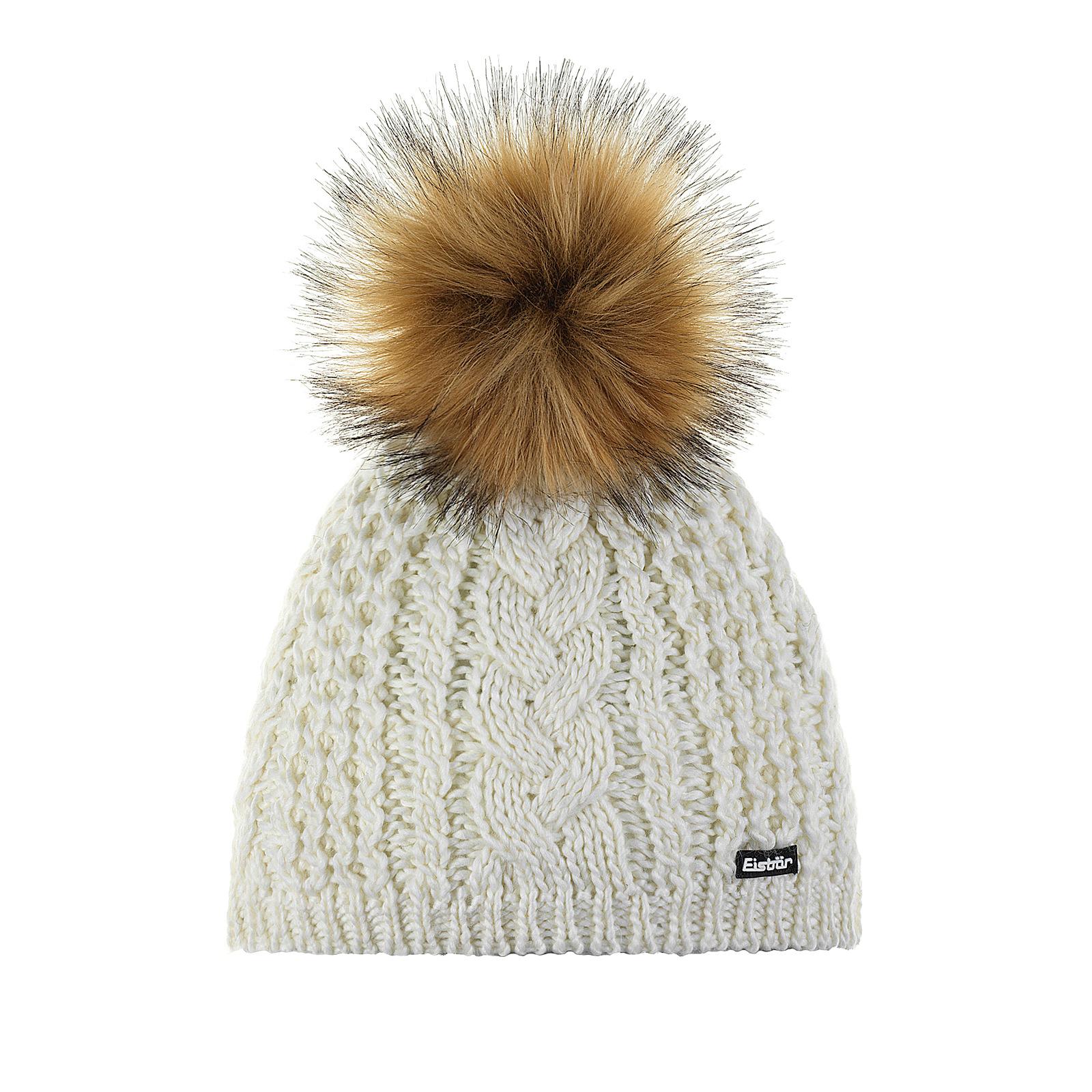 9008132638178 - Eisbär® Pudelmütze Strick Woll-Anteil für Damen grau OneSize