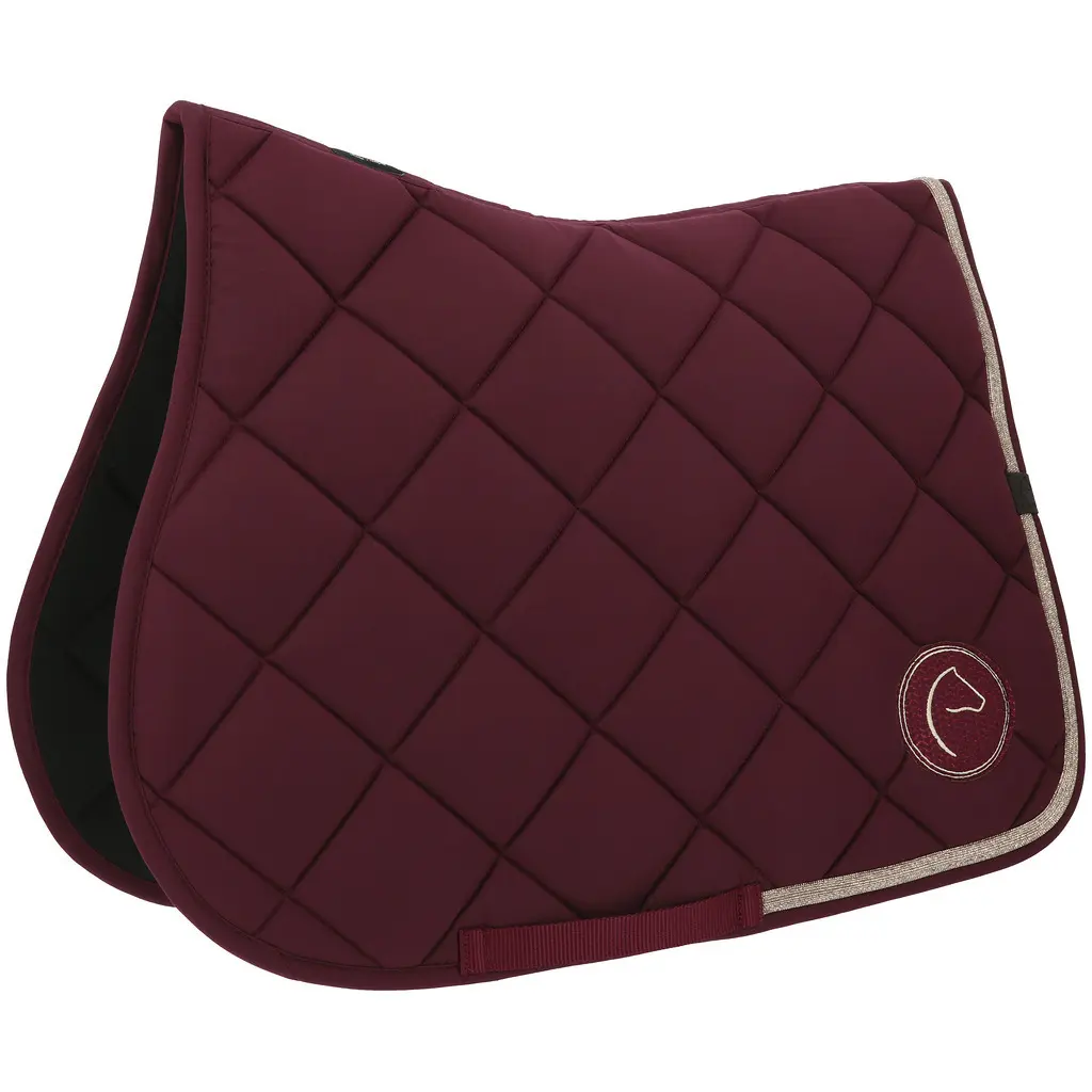 Meilleurs prix pour Tapis de selle pour cheval Equithème Badge 2.0