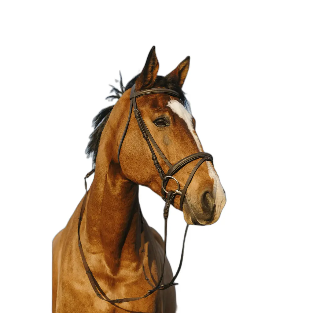 Comparer les prix de Bridon équitation muserolle doublé combinée Riding World