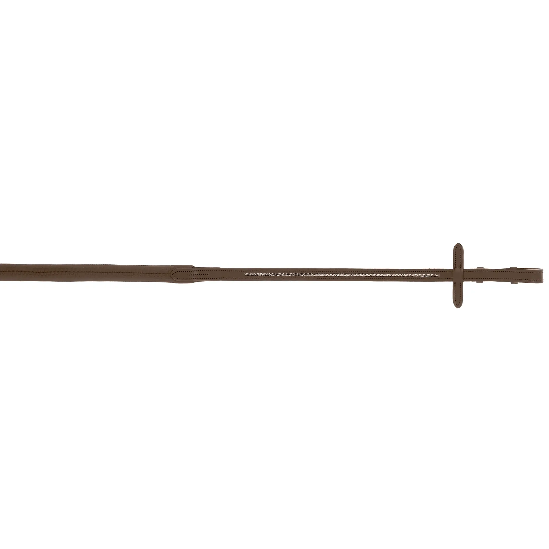 Norton Marron Rubber Horse Reins Rock