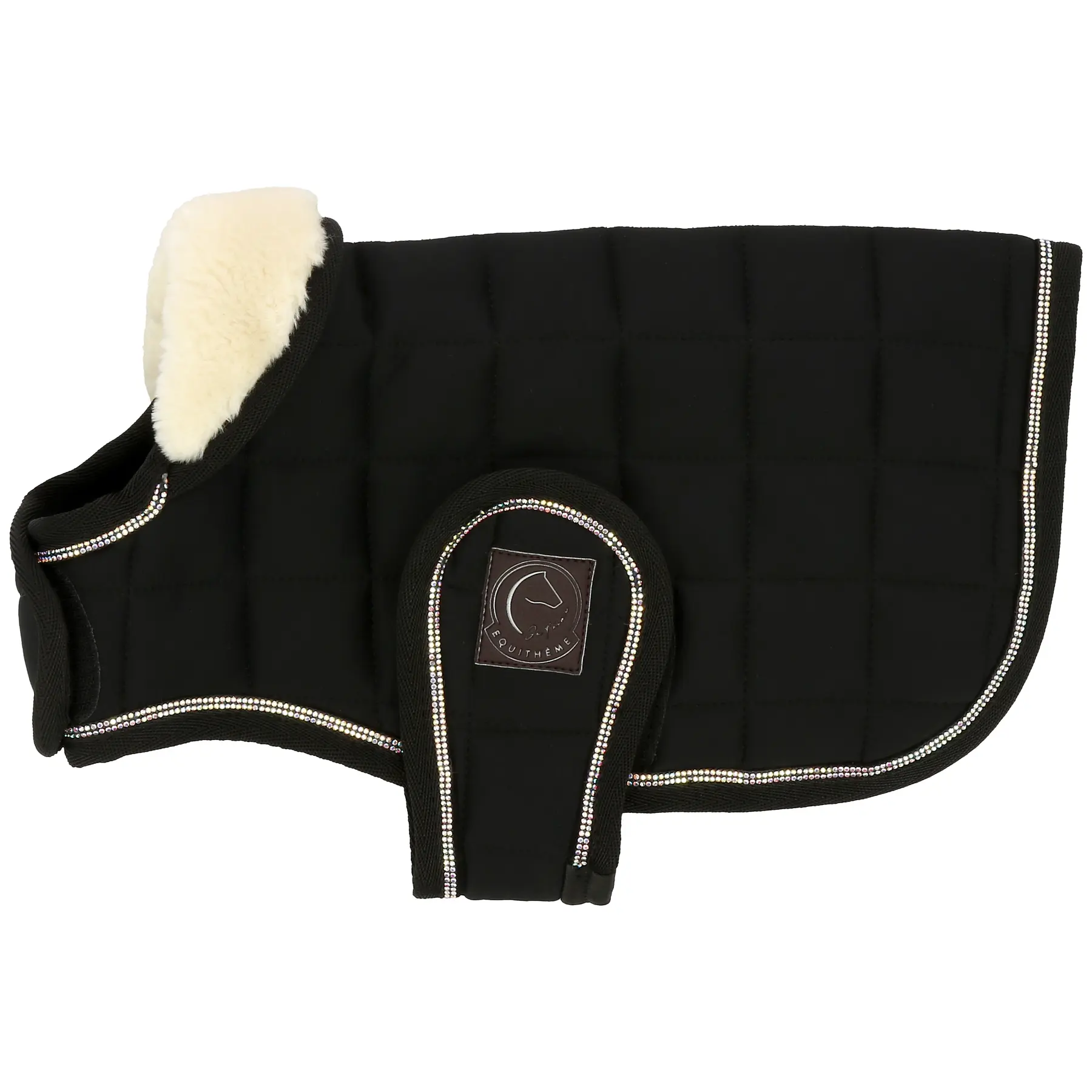 Meilleurs prix pour Couverture pour chien Equithème Je t'aime