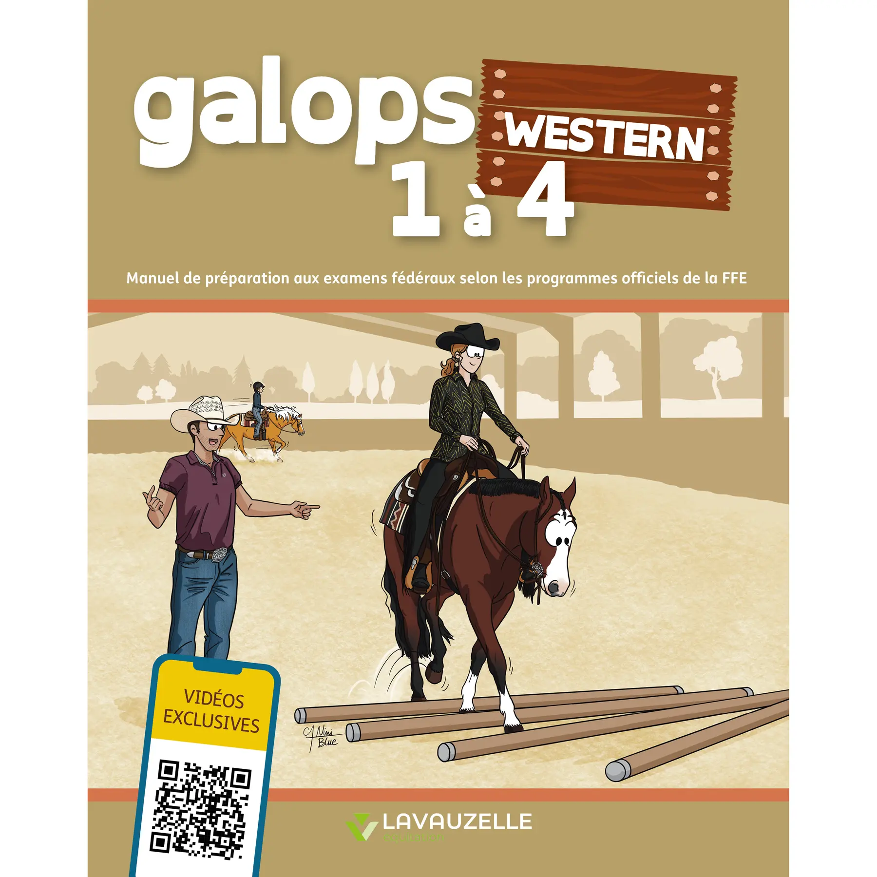 Livre Lavauzelle Galops Western 1 à 4