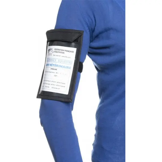 Comparer les prix de Porte-numéro équitation ou porte-carte médicale Ekkia