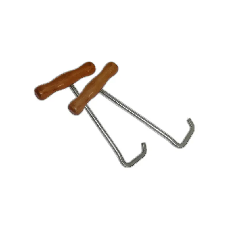 Comparer les prix de Paire de tire-bottes avec manche en bois Ekkia