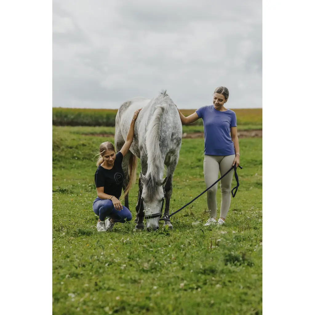 Meilleurs prix pour Legging équitation full grip femme Equithème Je t'aime Acacia