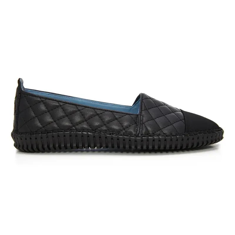 Espadrillas in pelle capitonné donna  Ava