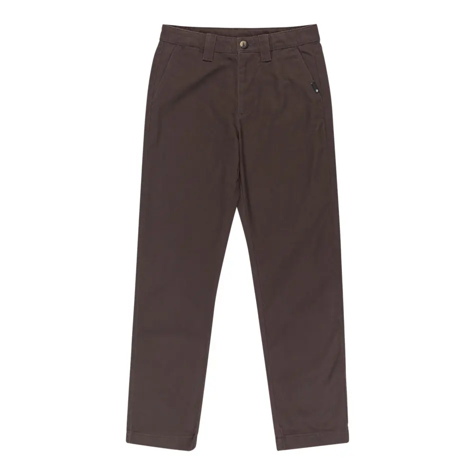 Element Boys Marron Children's Chino Trousers Relax Work