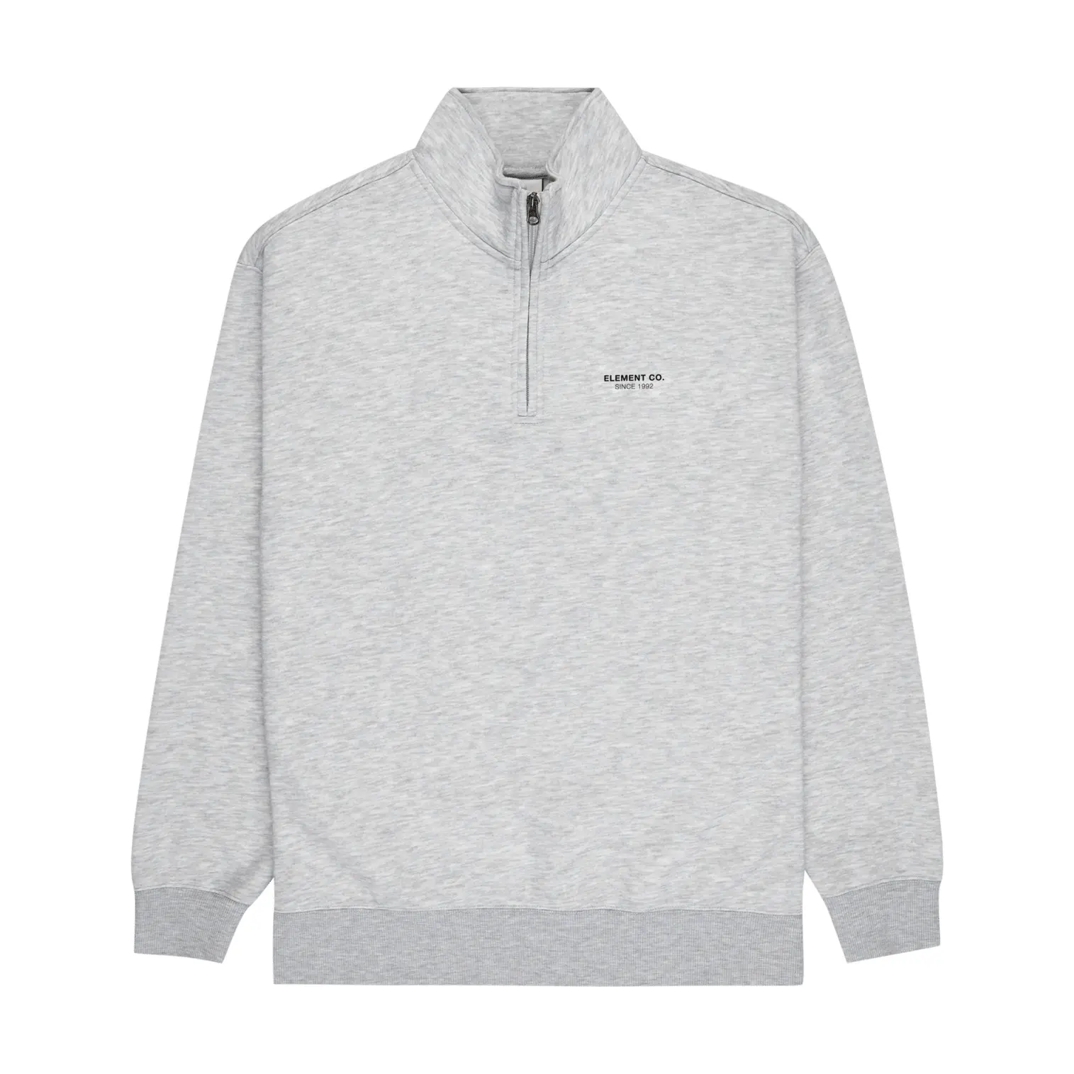 Sweatshirt mit Reißverschlusskragen Element