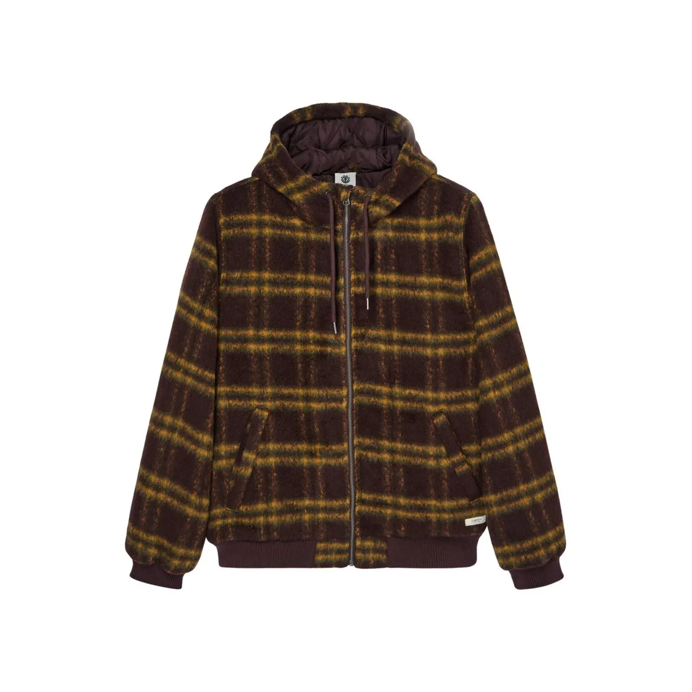 Karo Kapuzenpullover Element Dulcey