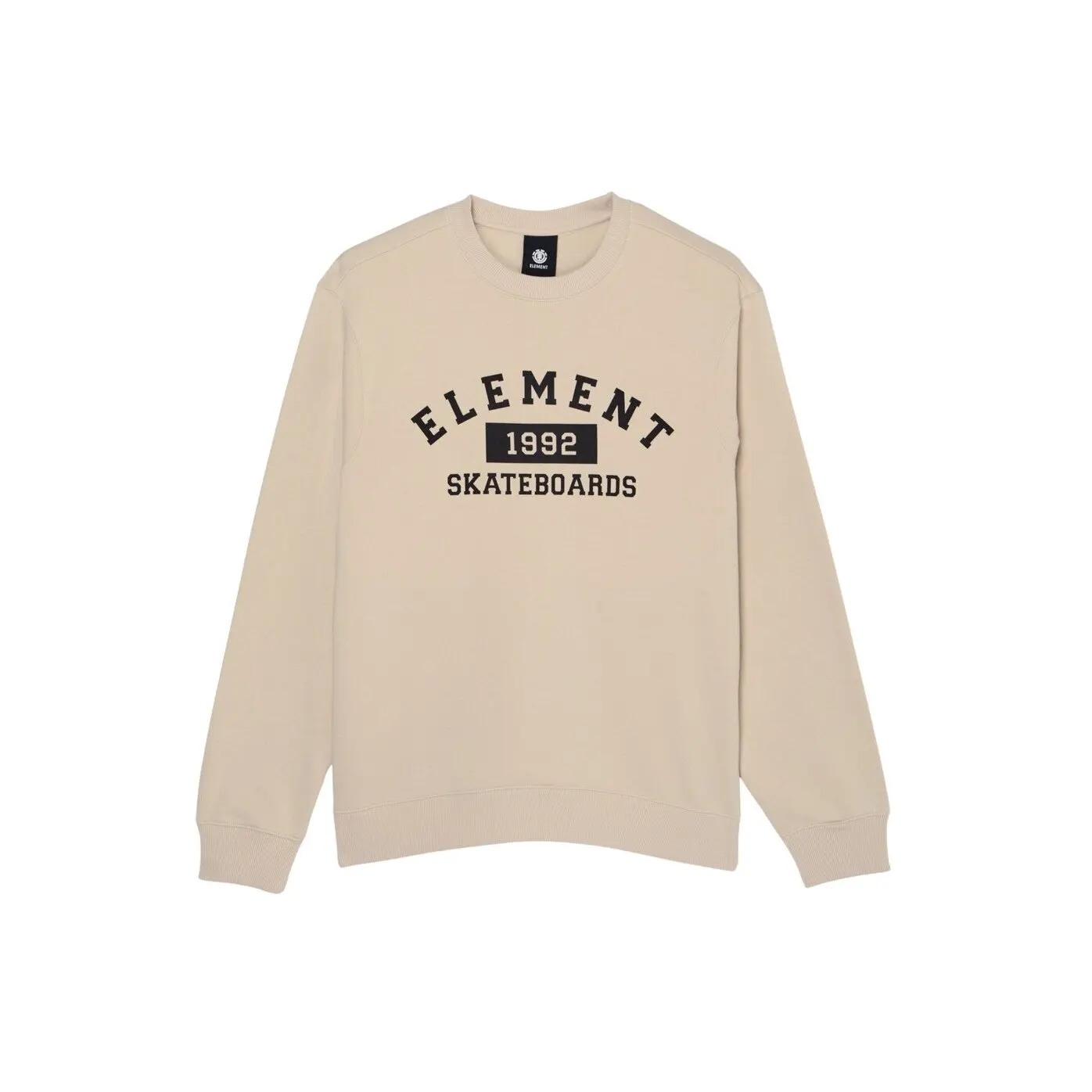 Element Men's Beige Sweatshirt Elet Home Team Cr