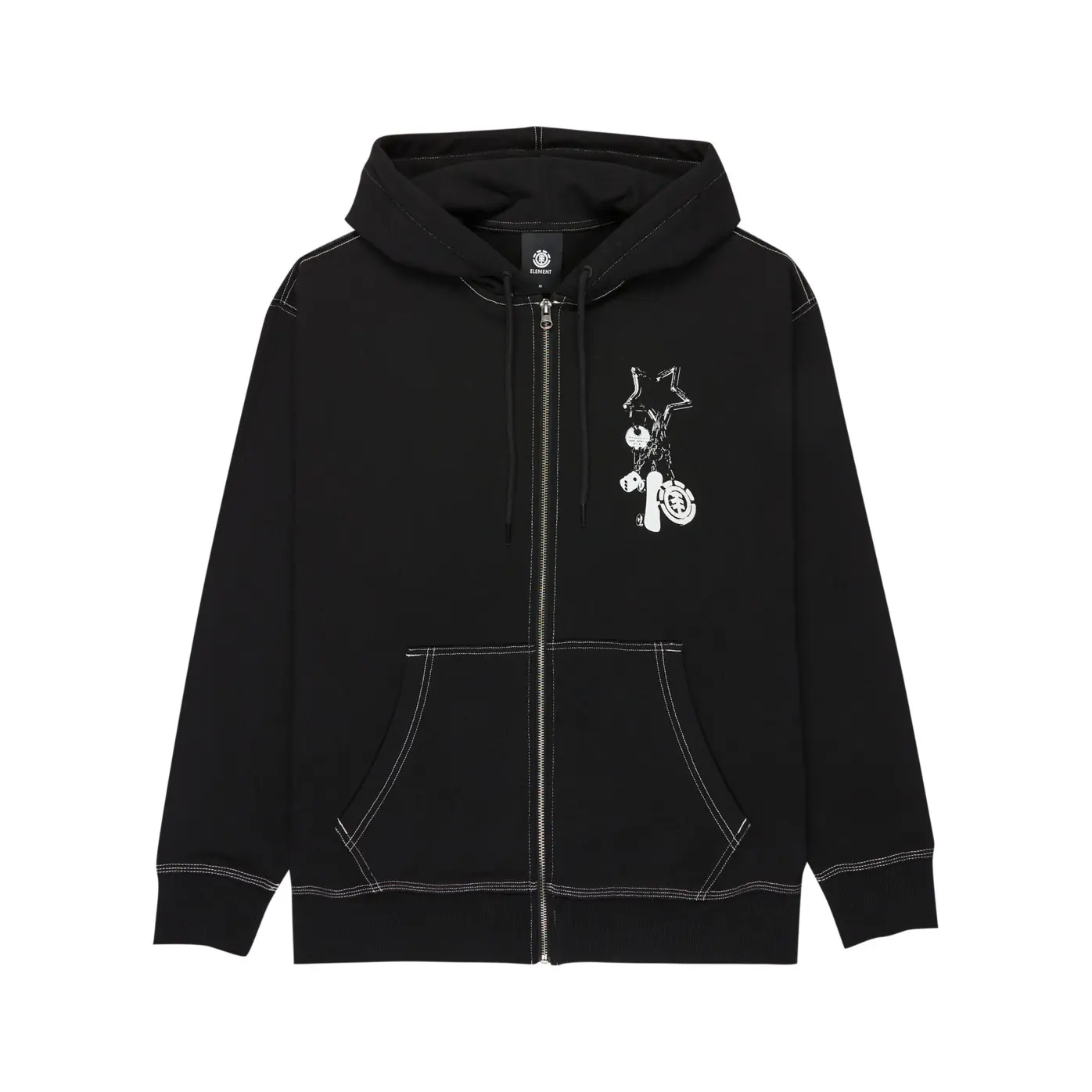 Hooded sweatshirt met rits Element Keychain