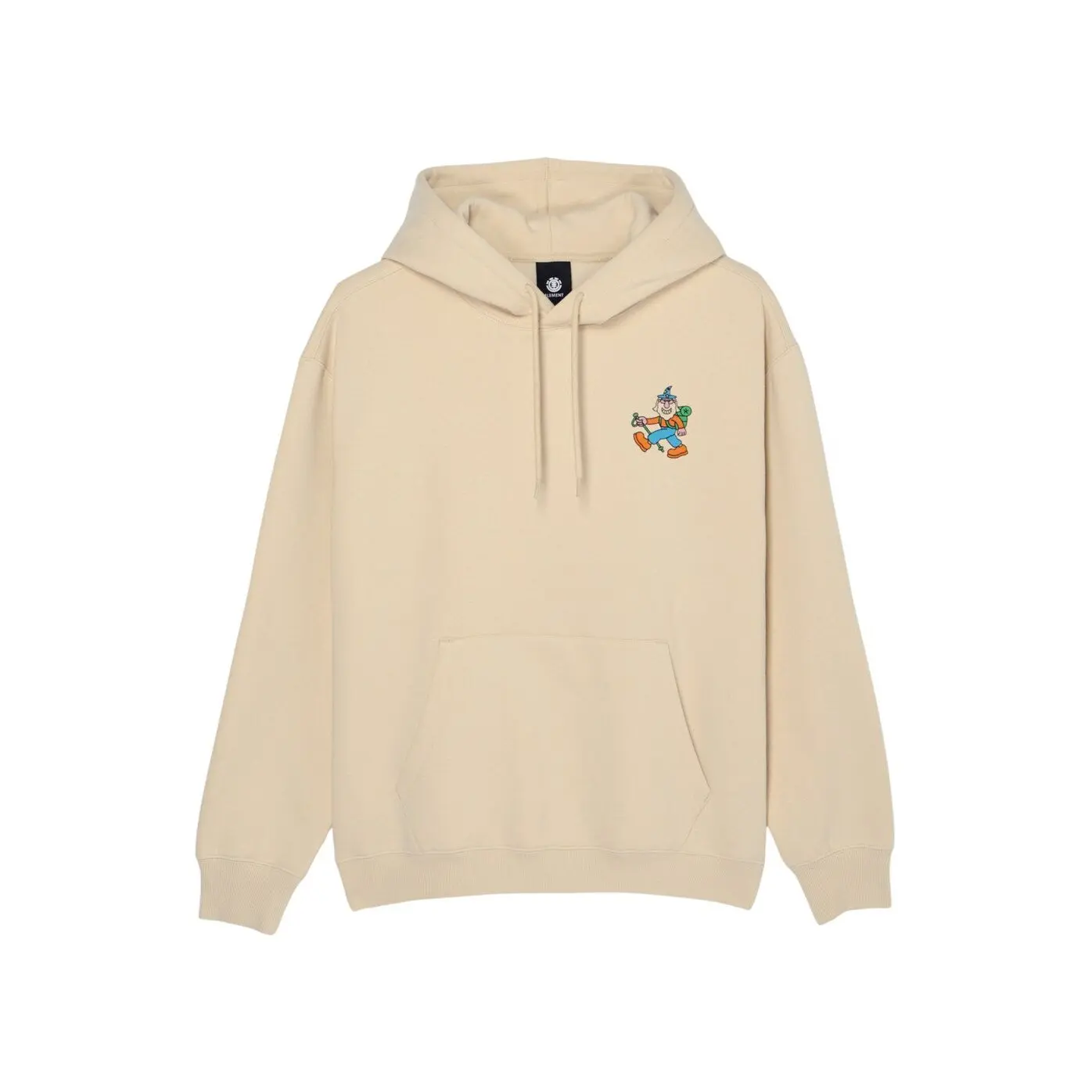 Element Men's Beige Hooded Sweatshirt Elet Planet Hiker
