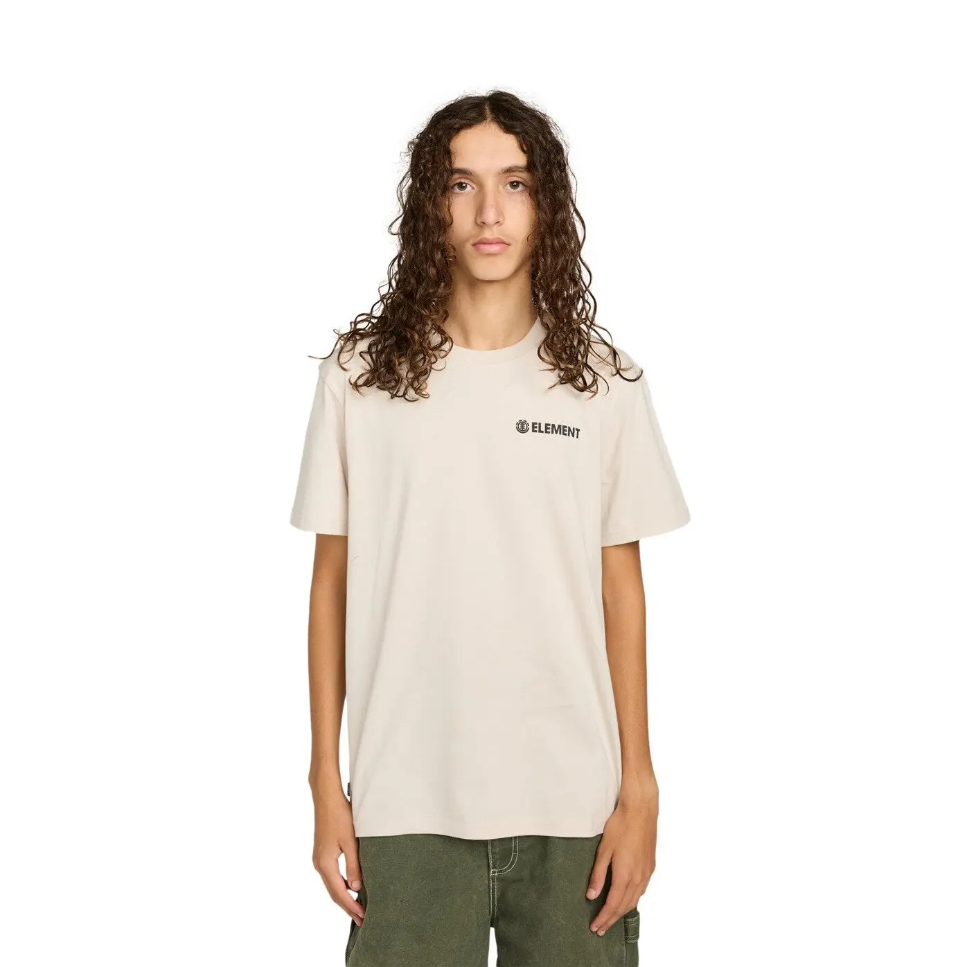 Element Men's Beige T-Shirt Elet Blazin Chest