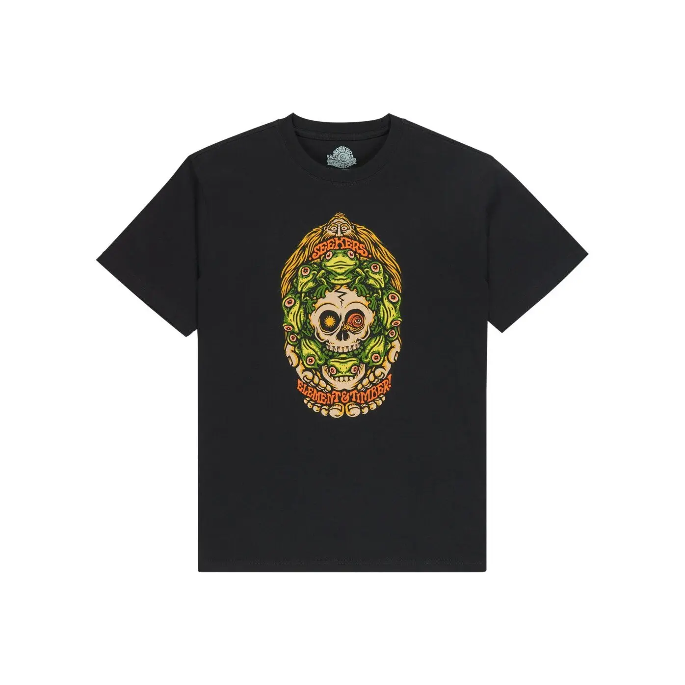 Element Men's Noir T-Shirt Elet Timber Orbit