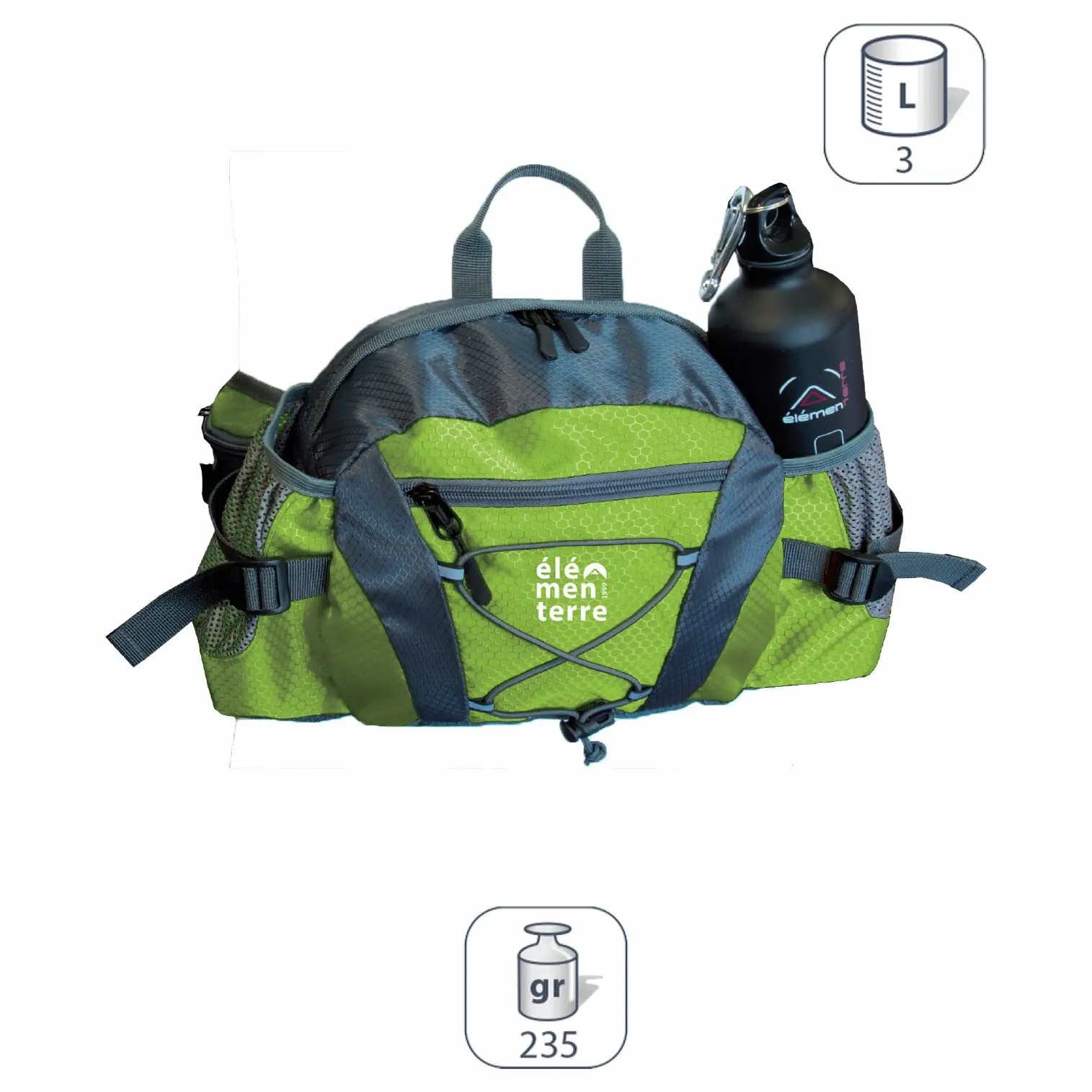 Élémenterre Unisex Vert Belt Pouch Advent