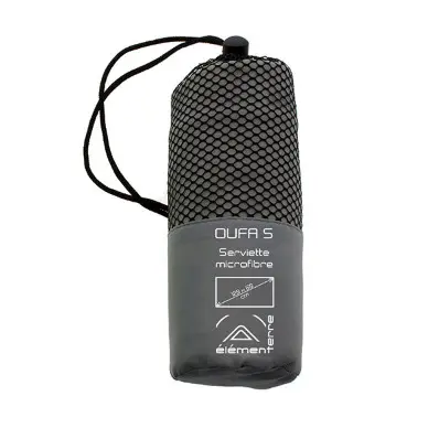 Élémenterre Unisex Gris Microfiber Towel Elémenterre Oufa S