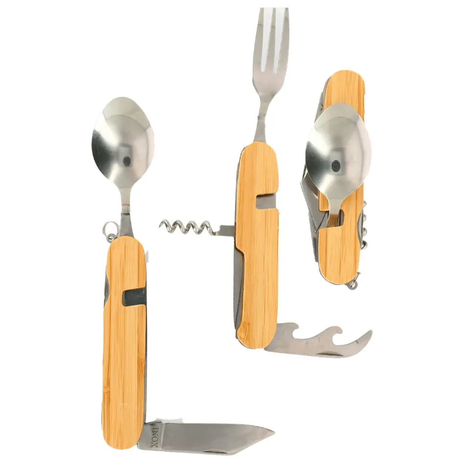 Élémenterre Unisex Argenté Multifunction Cutlery Cando