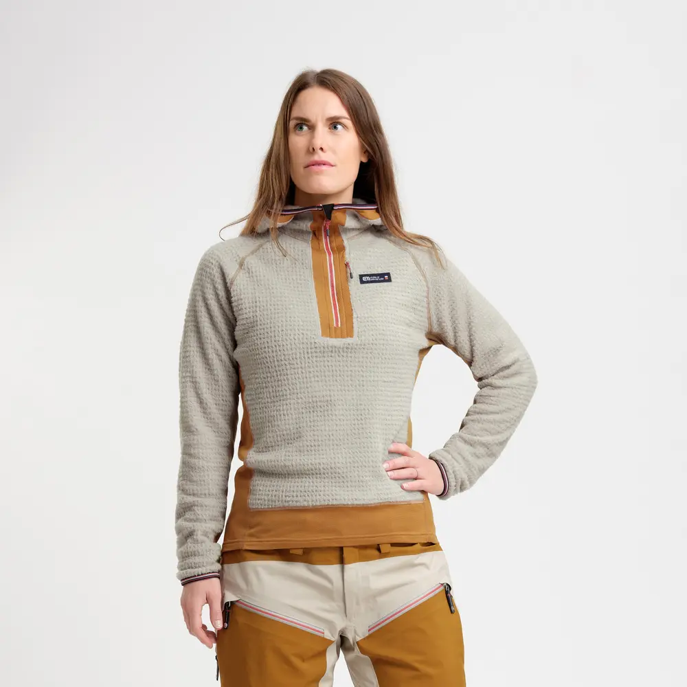 Fleece mit Kapuze Damen Elevenate Vertical