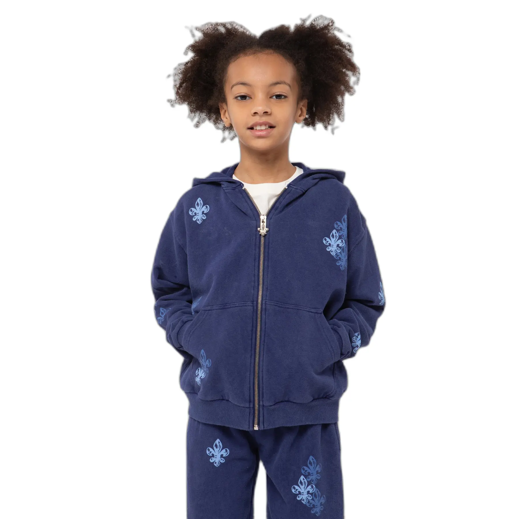 Kapuzensweatshirt mit Reißverschluss Kind ElevenParis Jamelia