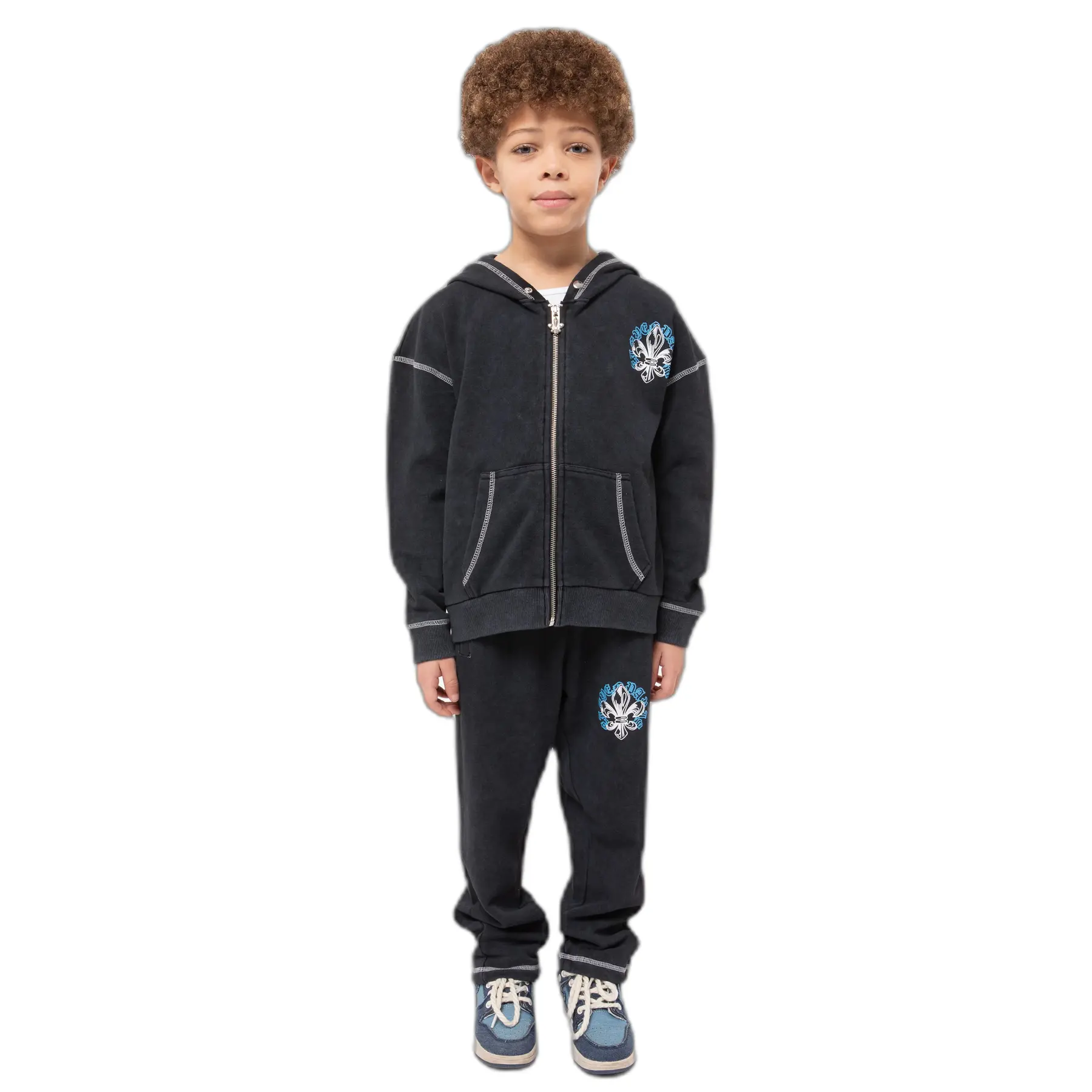 Image of Kapuzensweatshirt mit Reißverschluss Kind ElevenParis Jores