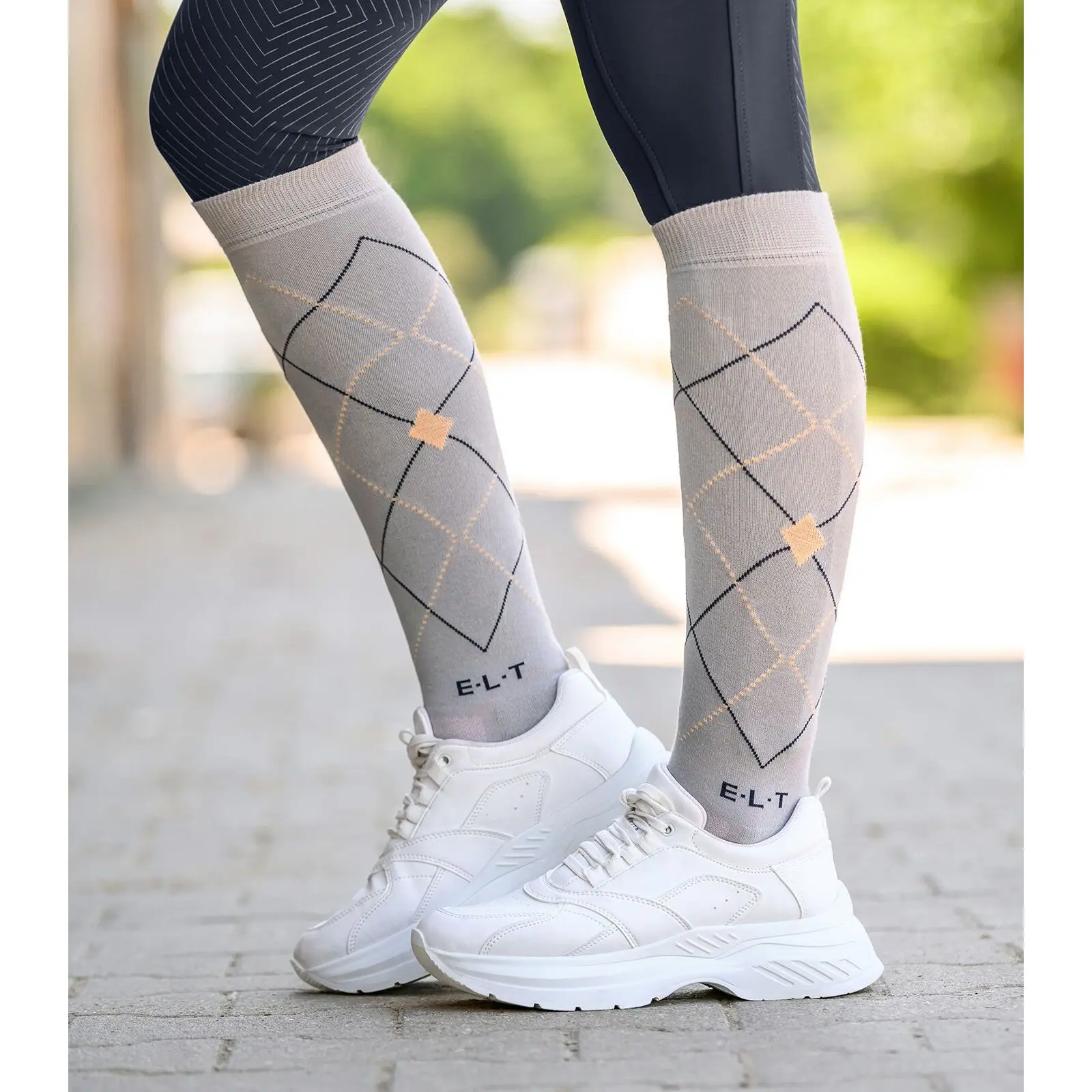 Meilleurs prix pour Chaussettes équitation femme ELT Argyle