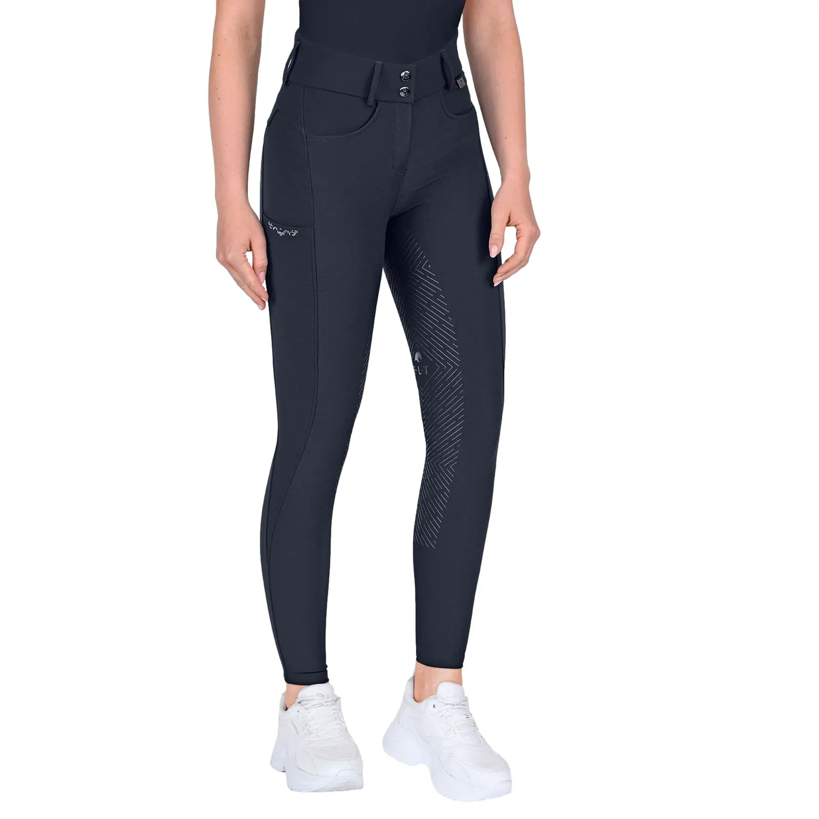 Reithose full grip Damen ELT Comfort Ride Glam