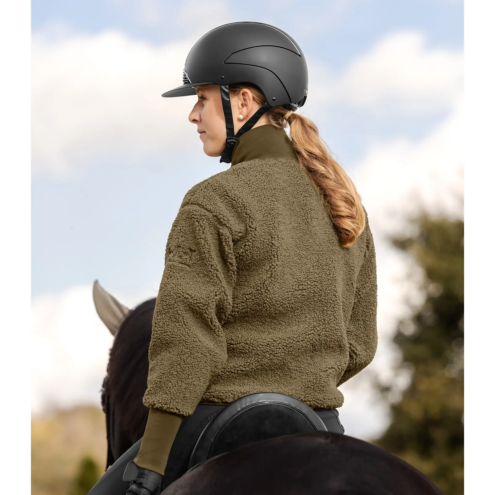 Gilet d'équitation Kerrits Softshell grande femme noir fermeture éclair