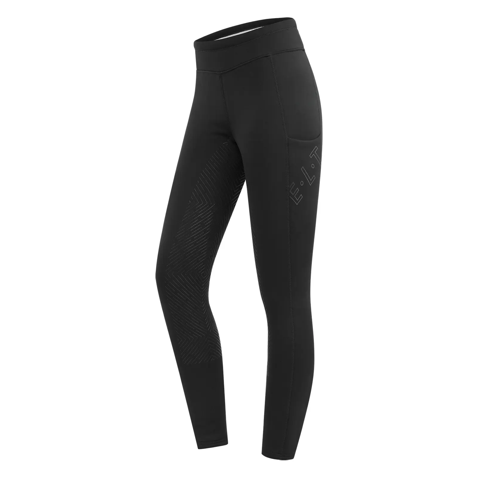 Legging équitation full grip en polaire teddy femme ELT Rica thermique