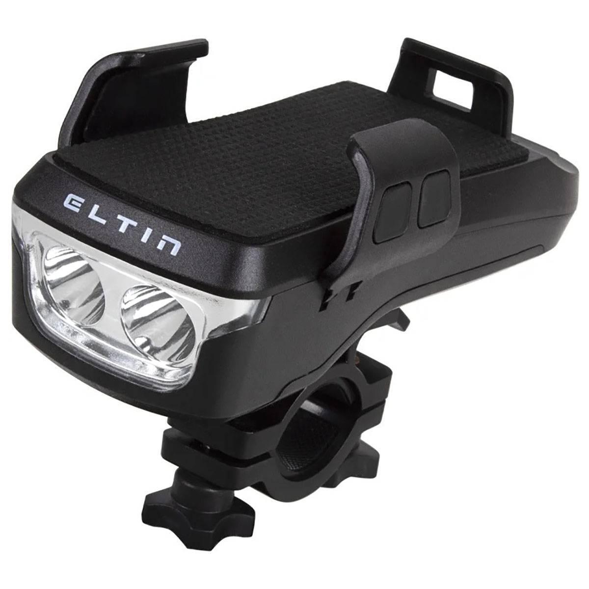 Velo Store - UK 2 LED handlebar headlamp Eltin Explorer Phone | Extra 10% off with Subscription, Postage £16.79 to UK Fedex.